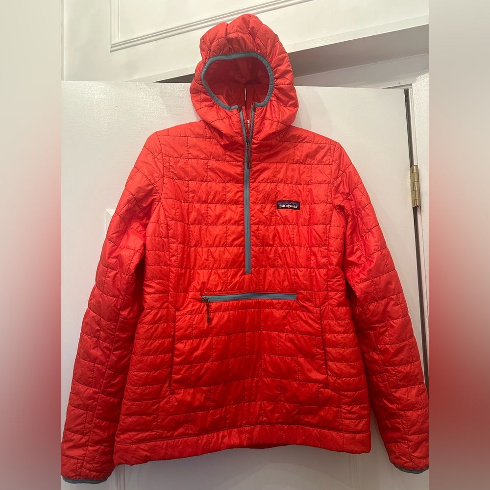 Patagonia Nano Puff Bivy Pullover Light Red Size Small